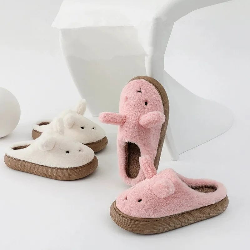 Chaussons Hiver Lapin