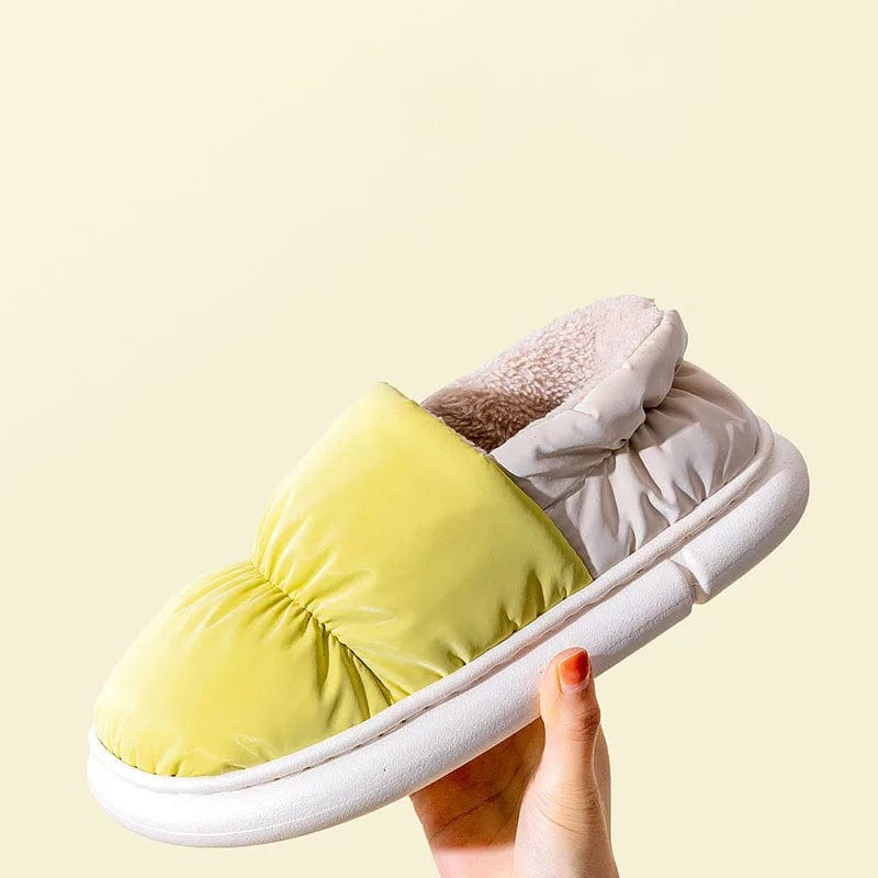 Chaussons Imperméables Hiver Jaune/Crème / 36-37