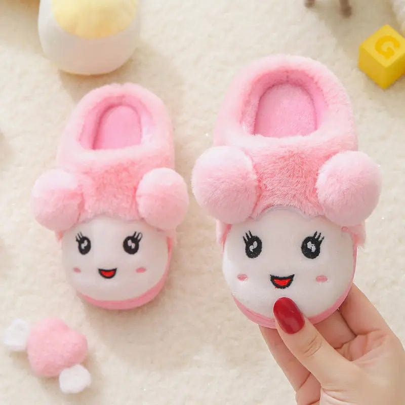 Chaussons kawaii enfant Rose / 19-20