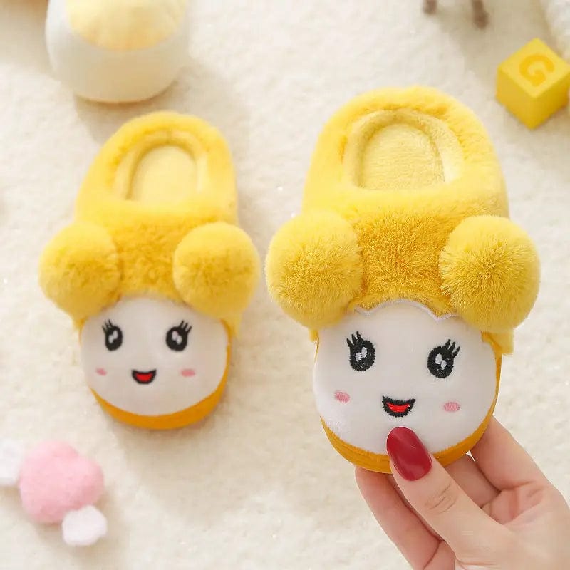 Chaussons kawaii enfant Jaune / 19-20