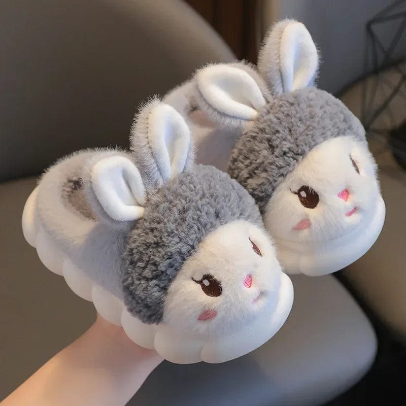 Chaussons Lapin Enfant Gris / 20-21