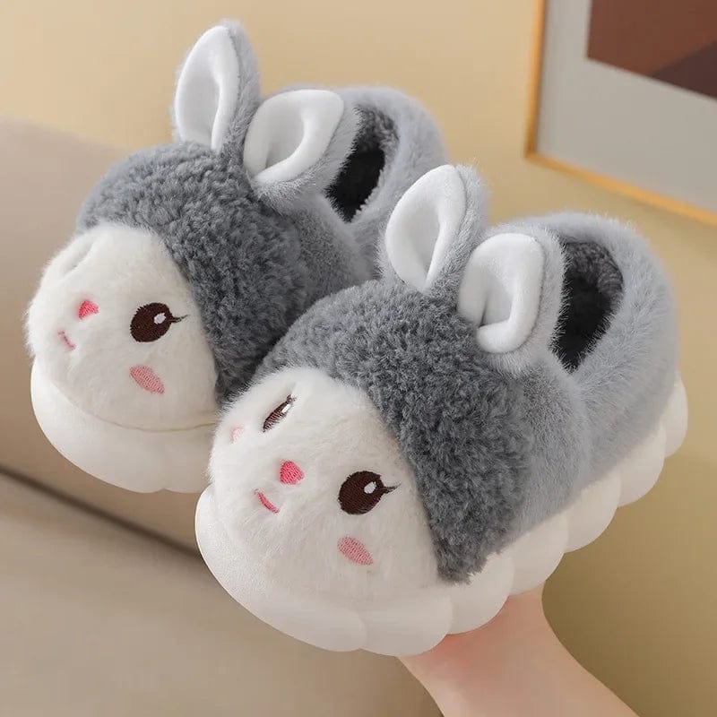 Chaussons Lapin Enfant Gris 1 / 20-21