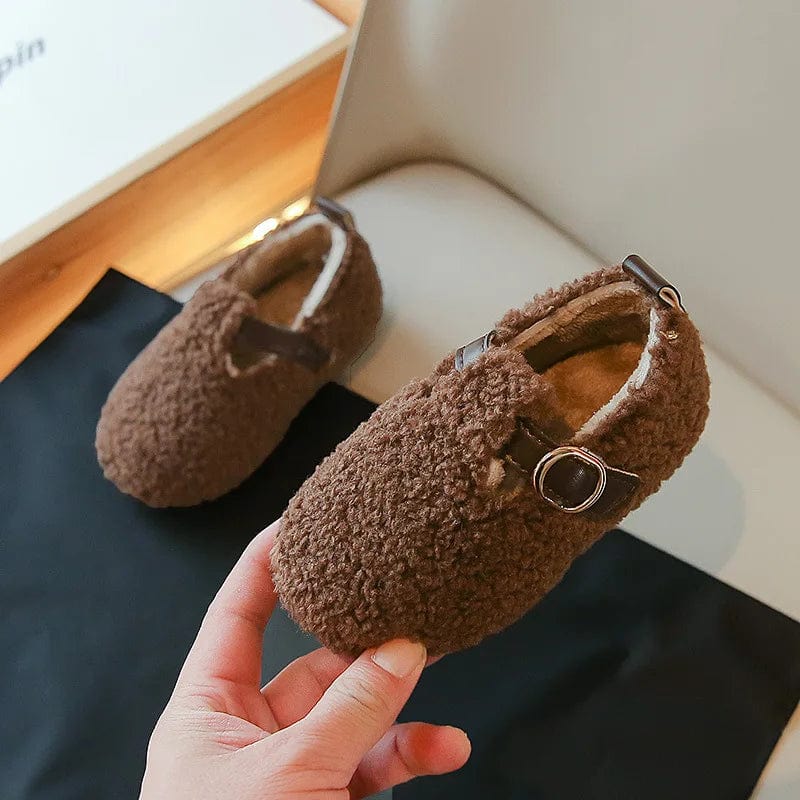 Chaussons Moumoute Enfant Marron / 20-21