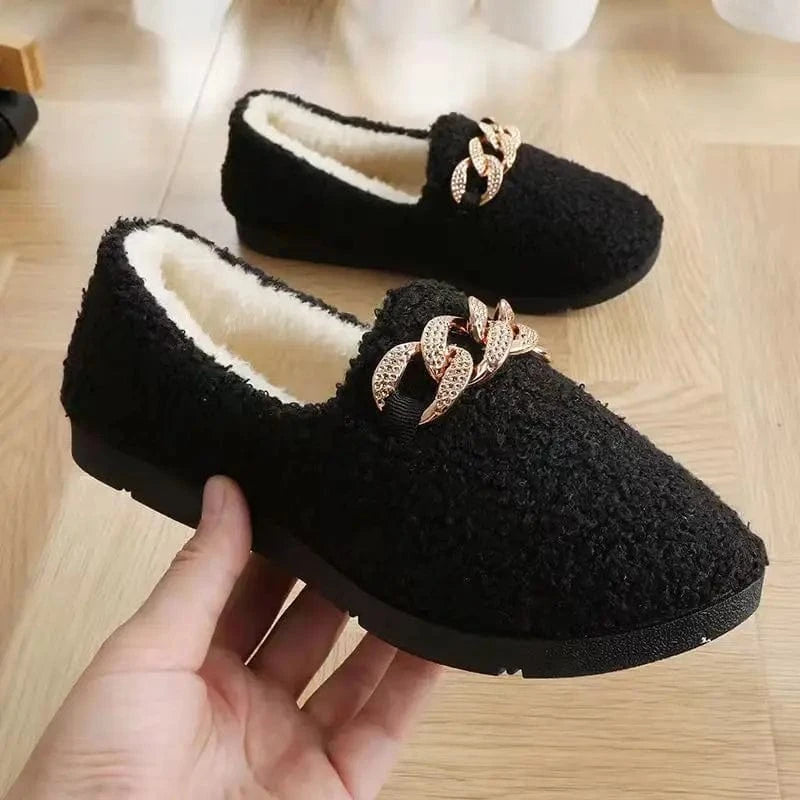 Chaussons moumoutes - Texy Noir / 35-36