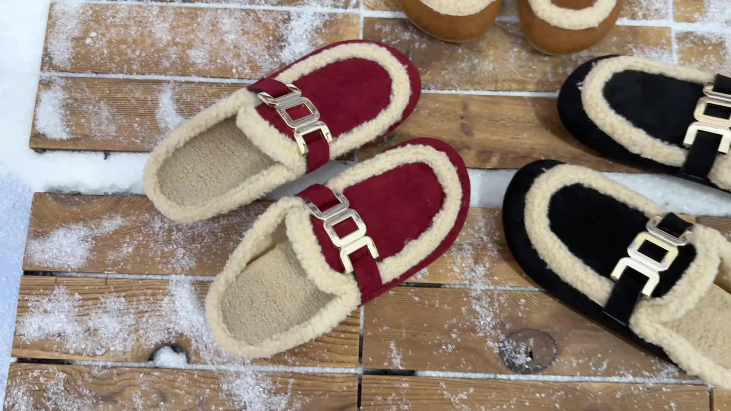 Chaussons mules femme