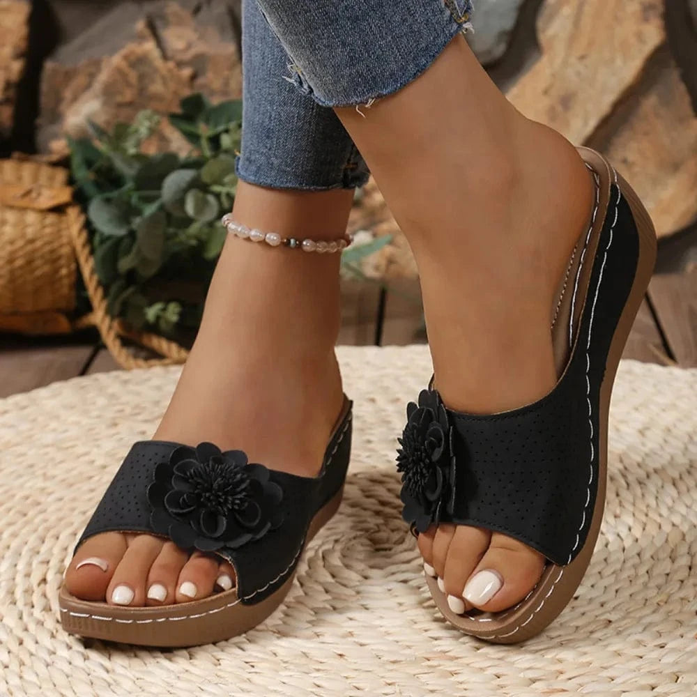 Chaussons orthopediques femme Noir / 35-36