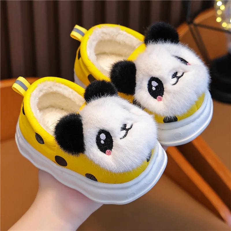 Chaussons Panda Enfant Jaune / 18-19