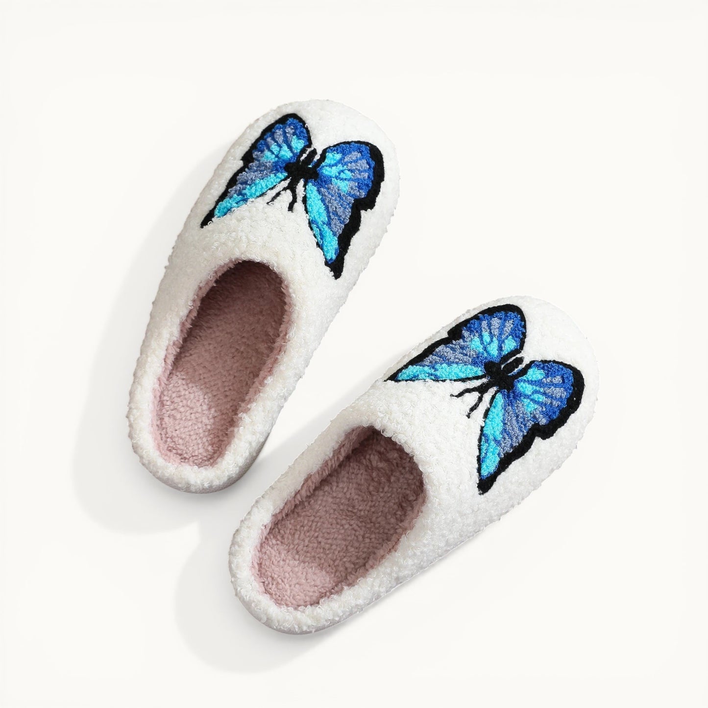 Chaussons Papillon Blanc/Bleu / 35-36
