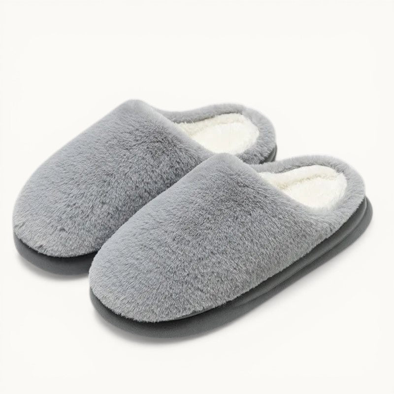 Chaussons Polaire Hiver Gris / 39-40