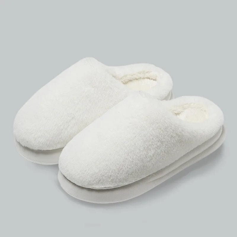 Chaussons Polaire Hiver Blanc / 43-44