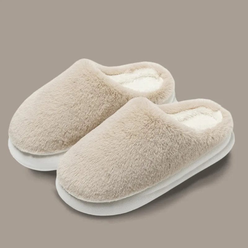 Chaussons Polaire Hiver Crème / 43-44