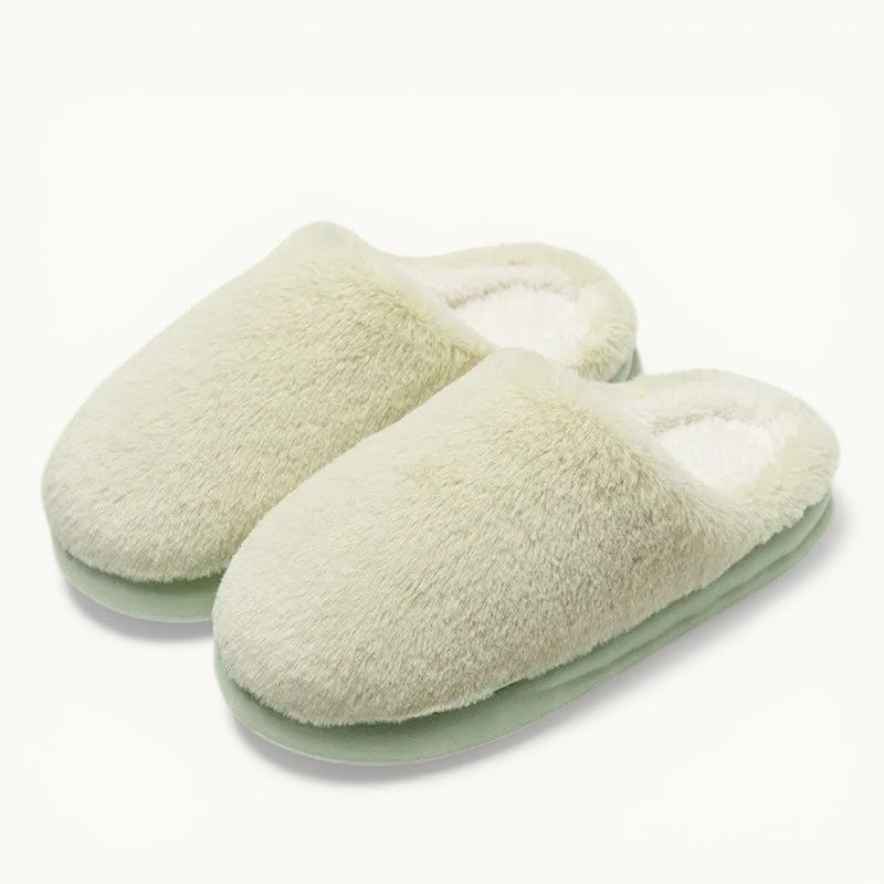 Chaussons Polaire Hiver Vert / 37-38