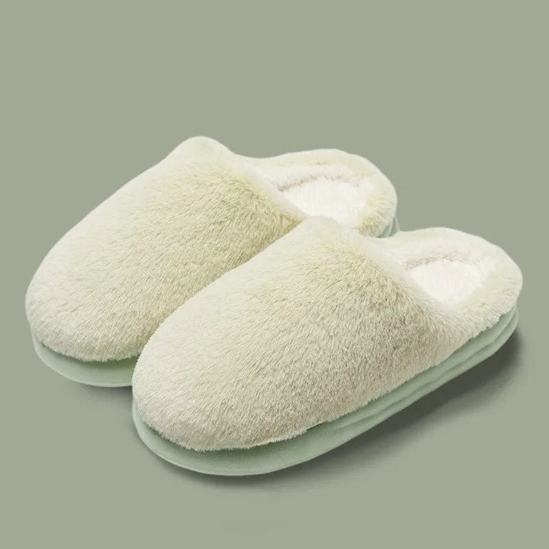 Chaussons Polaire Hiver Vert / 37-38