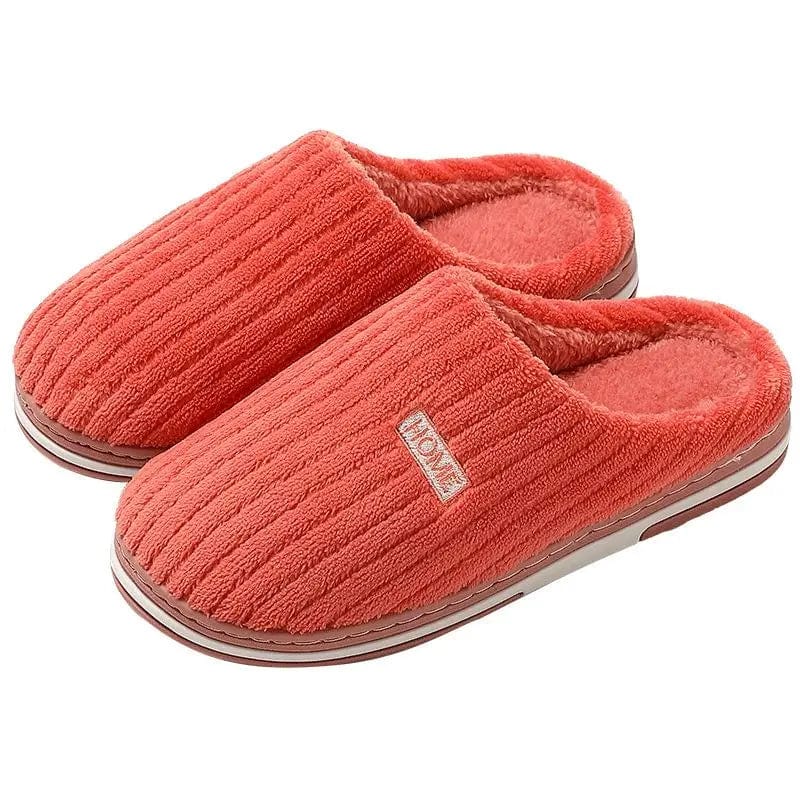 Chaussons Polaire Unisex Rouge / 35-36