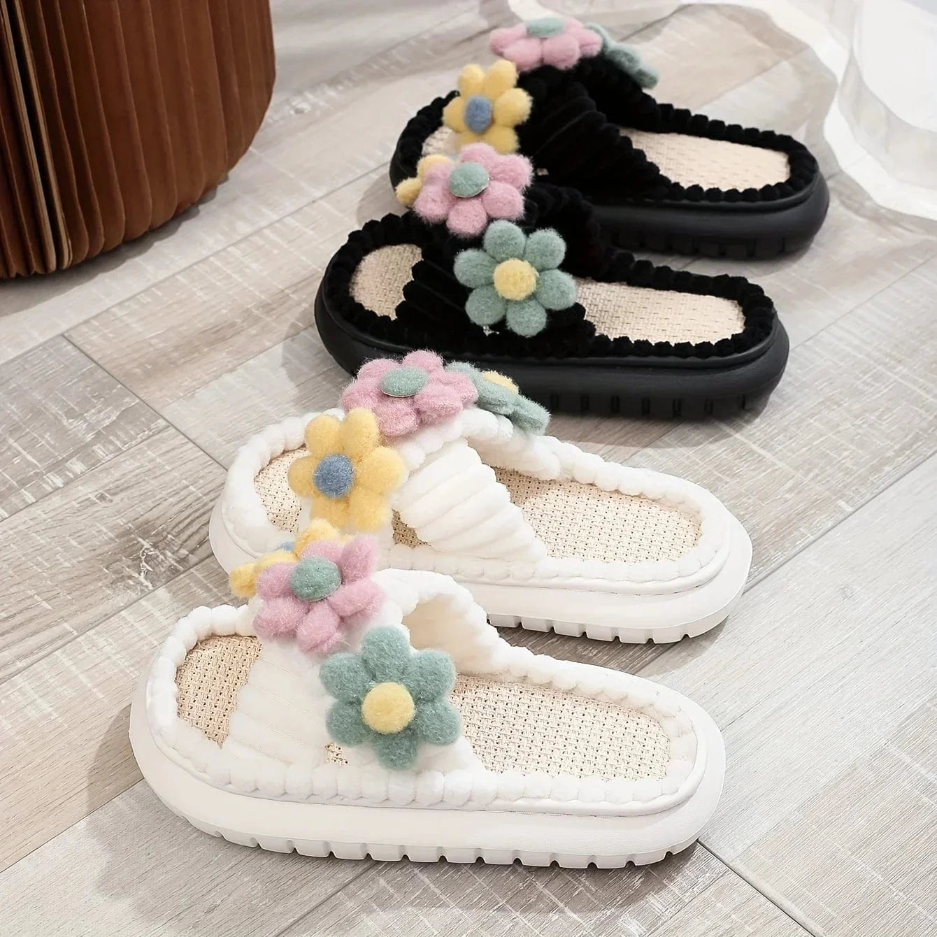 Chaussons pour femme - Flower