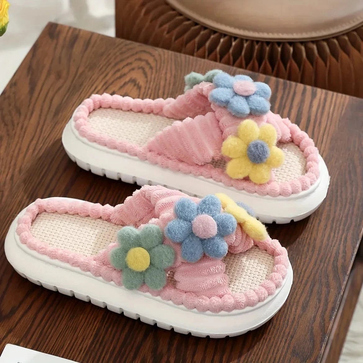 Chaussons pour femme - Flower