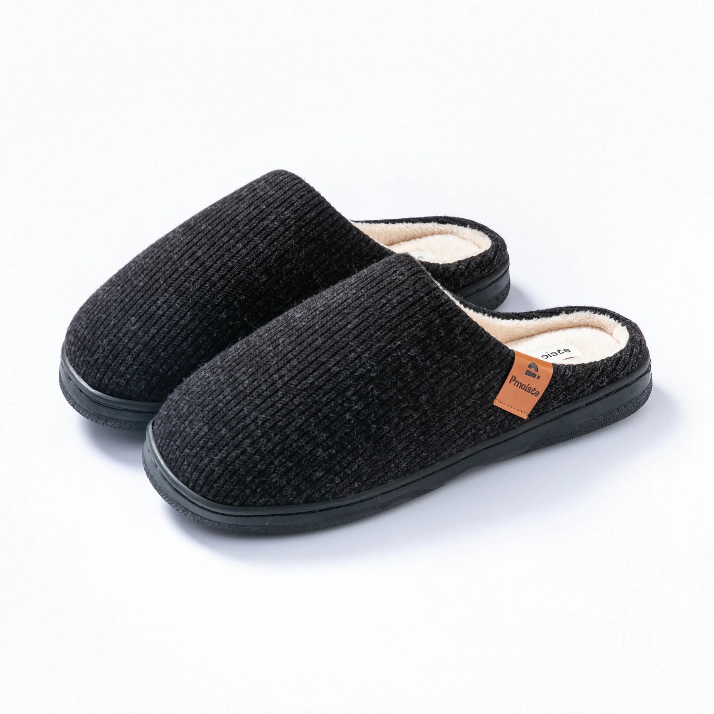 Chaussons pour homme Noir / 38-39