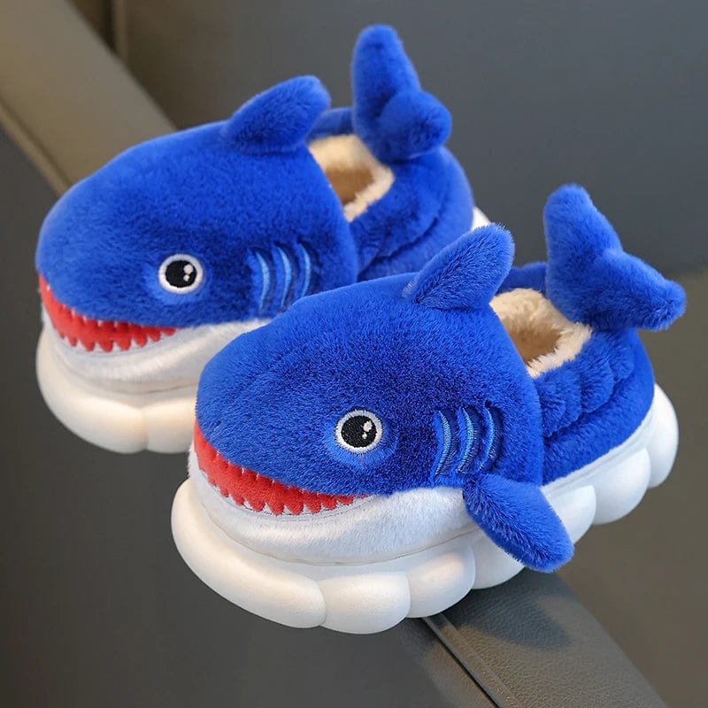 Chaussons Requin Enfant Rigolo Bleu 1 / 21-22