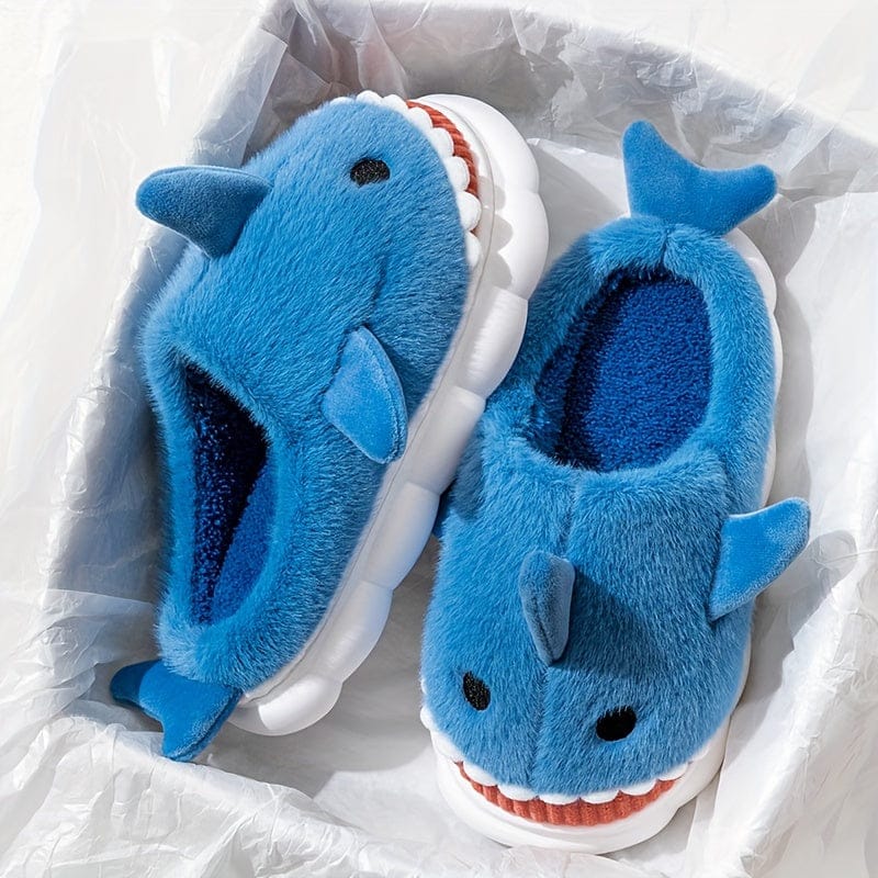 Chaussons requins Bleu foncé / 34-35