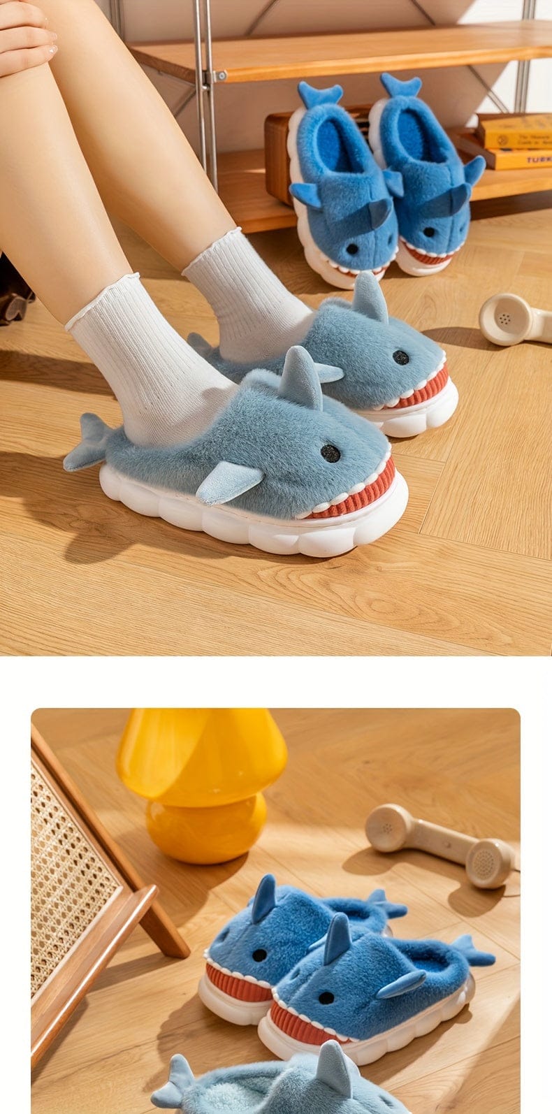 Chaussons requins