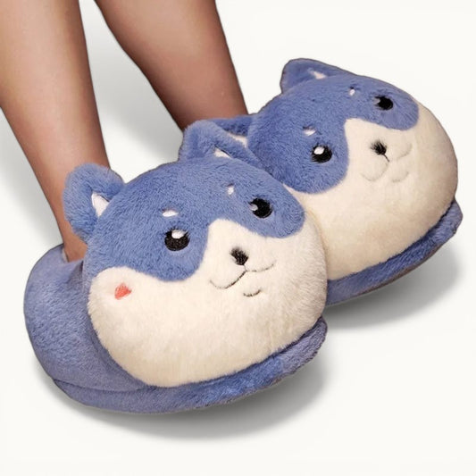 Chaussons rigolo chien