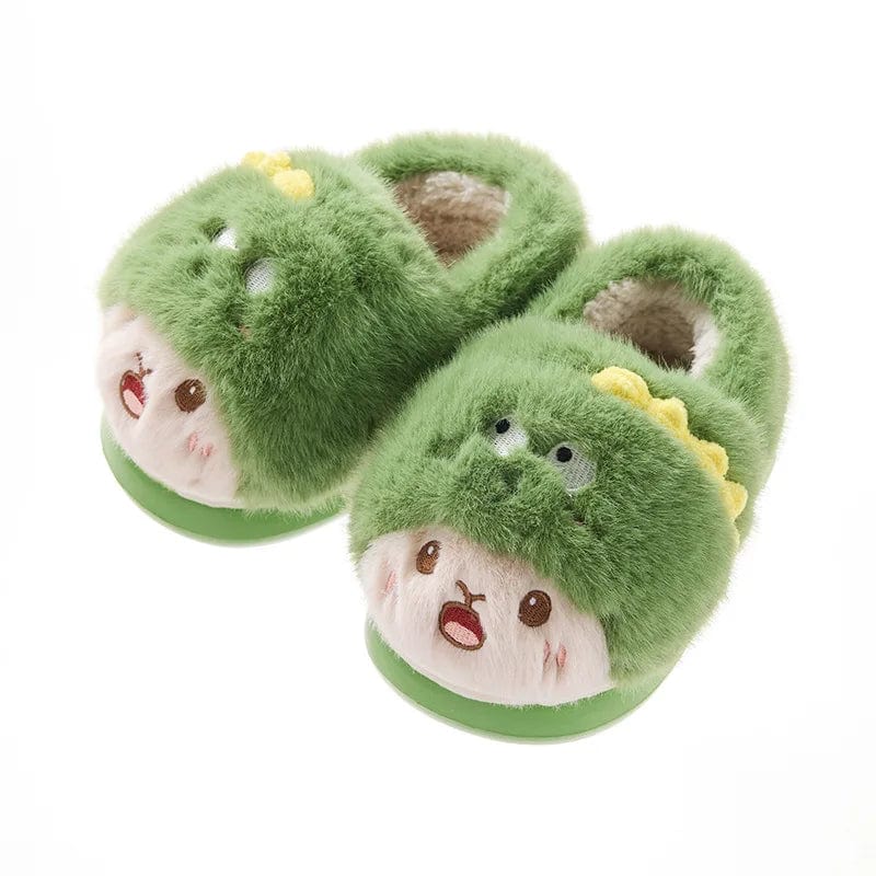 Chaussons rigolo enfant Vert / 20-21