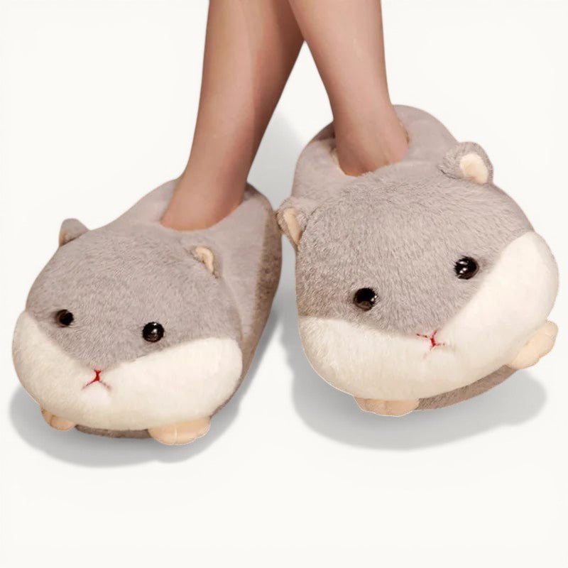Chaussons rigolo hamster