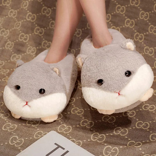 Chaussons rigolo hamster