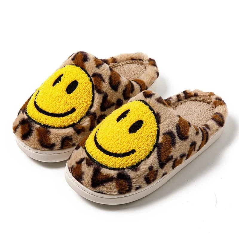 Chaussons smiley - Smile Marron / 35-36