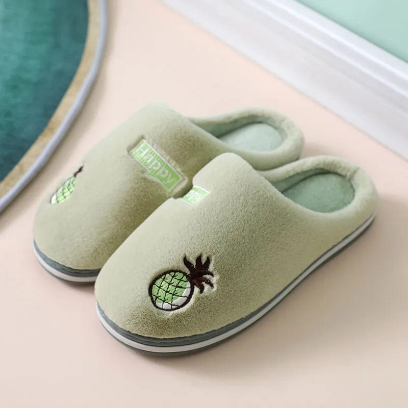 Chaussons Unisex Hiver Vert / 35-36