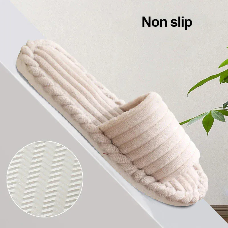 Chaussons velours femme