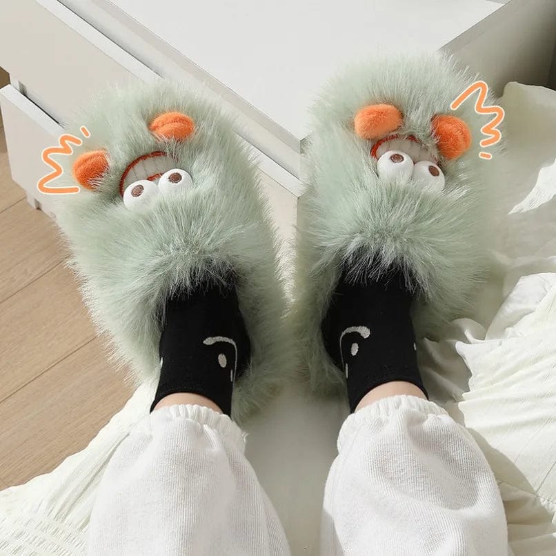 Chaussons Yeti en Fourrure