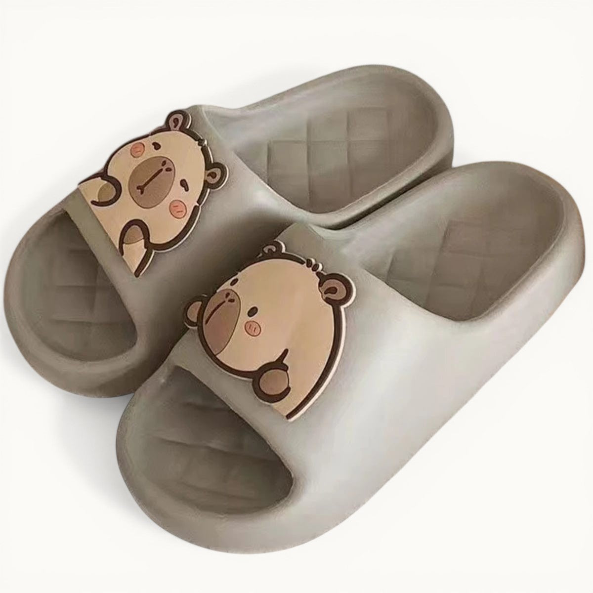 Claquette Pantoufle Capybara Kaki / 35-36