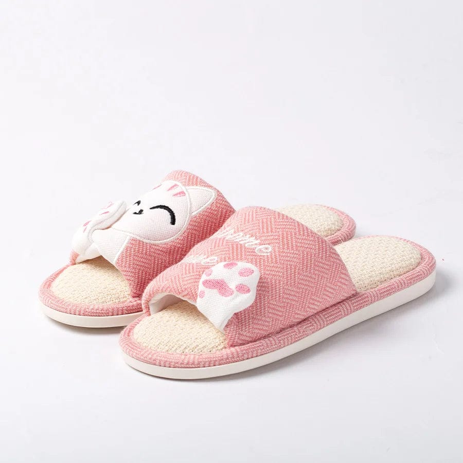 Claquette Pantoufle Chat Rose foncé / 36-37