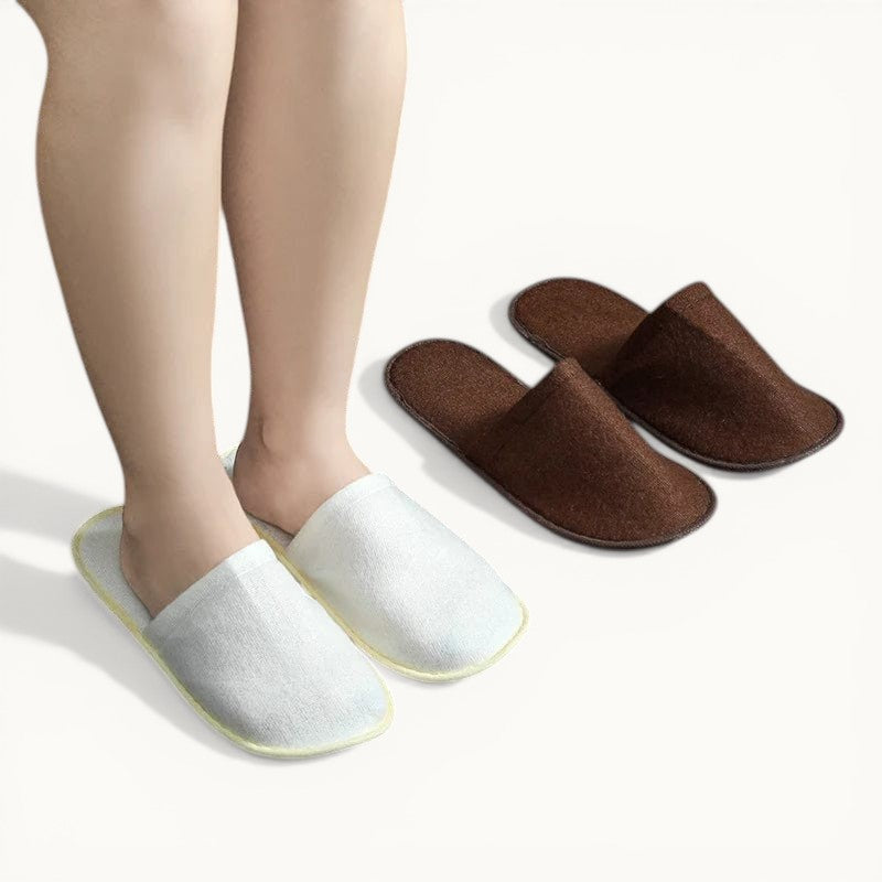 Lot de 5 chaussons d'hôtel