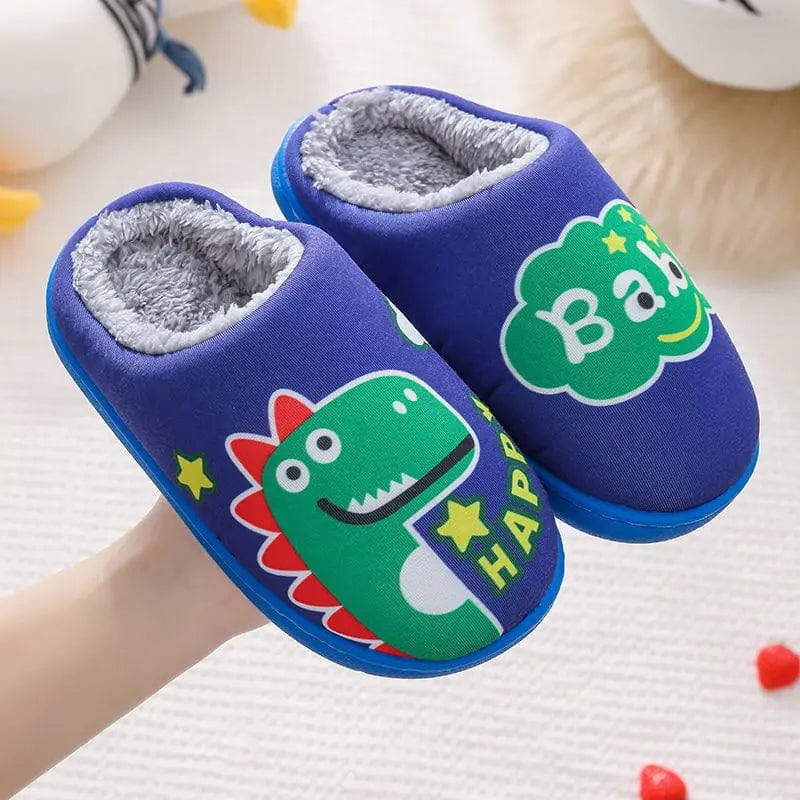 Pantoufle dinosaure Bleu / 28-29