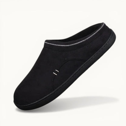 Pantoufle en Cuir Noir / 39-40