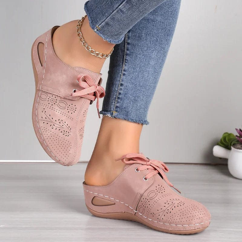 Pantoufle en cuir Rose / 43