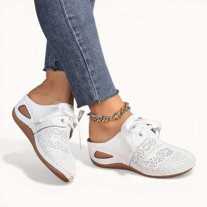 Pantoufle en cuir Blanc / 36