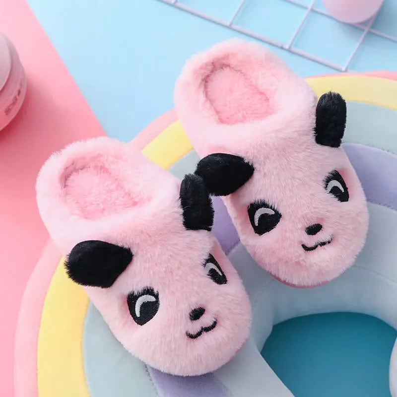 Pantoufle enfant animaux Rose / 20-21