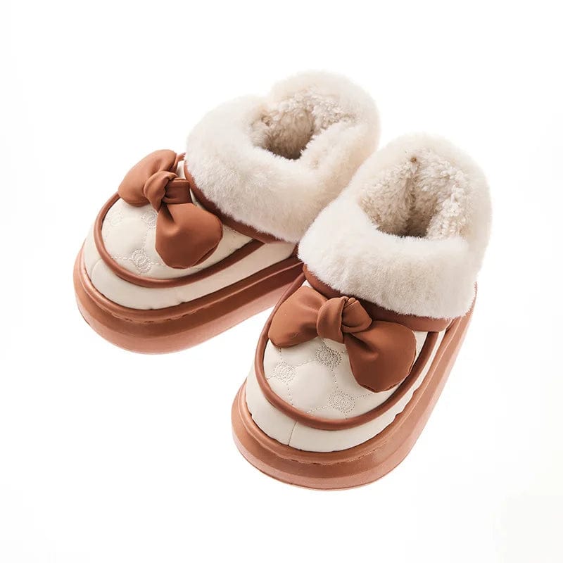 Pantoufle enfant boots Marron / 20-21