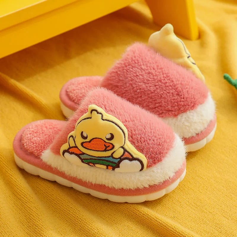 Pantoufle enfant canard Rose / 23-24