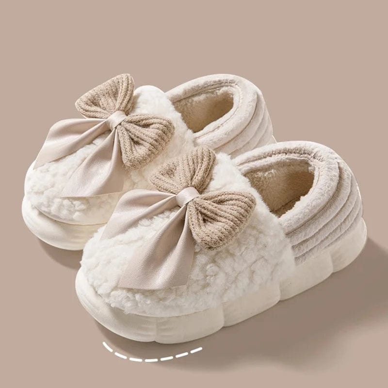 Pantoufle Femme Noeud Blanc / 40-41