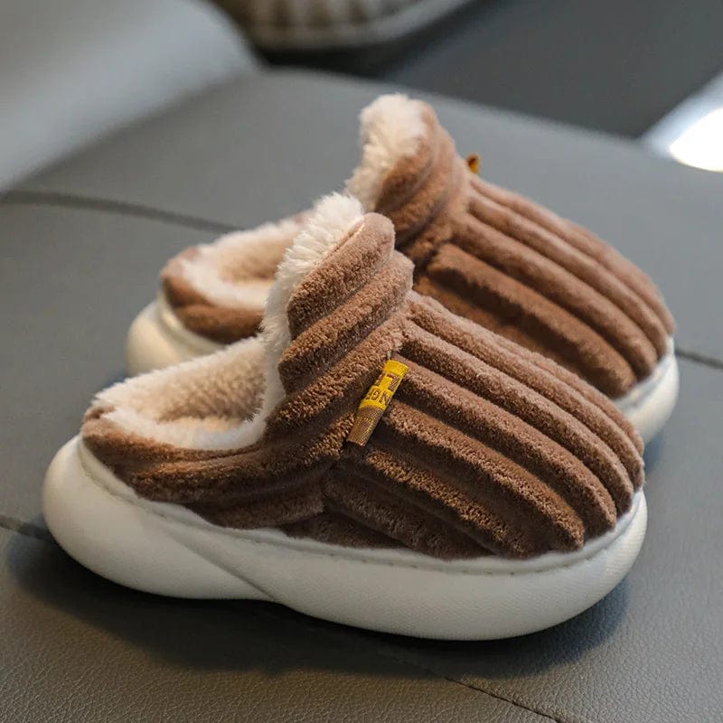 Pantoufle hiver enfant Marron / 19-20