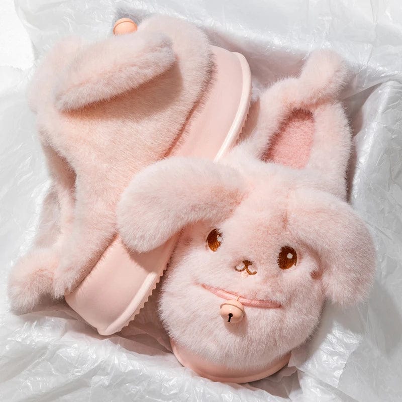 Pantoufle lapin Rose / 36-37