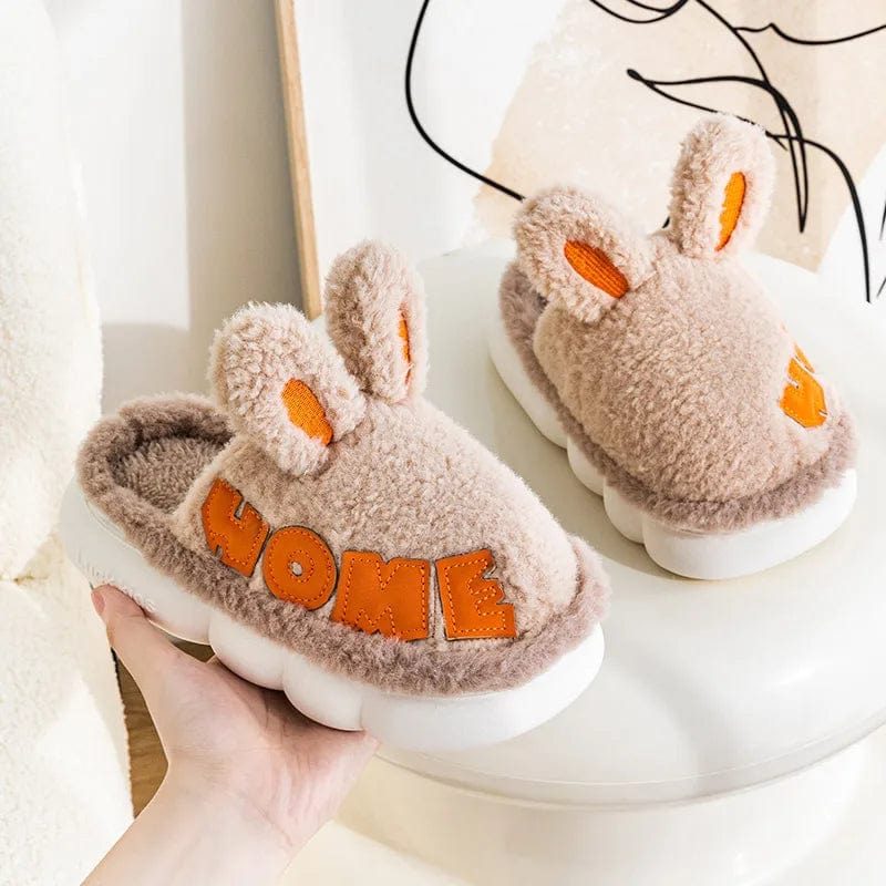 Pantoufle lapin enfant Crème / 24-25