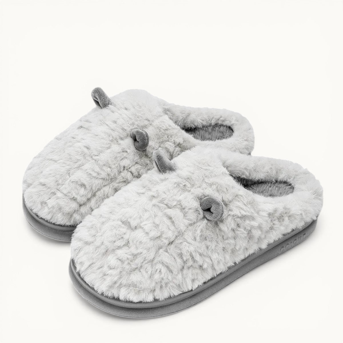 Pantoufle oreille d'animaux Gris / 35-36