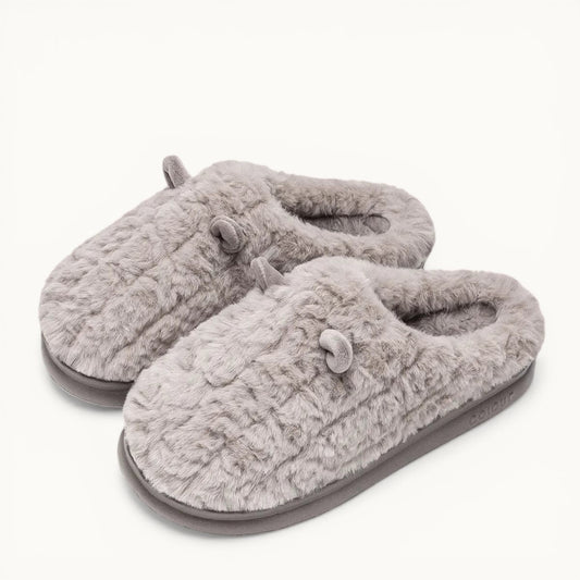 Pantoufle oreille d'animaux Marron / 35-36