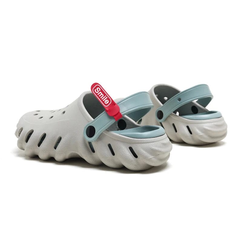 Pantoufle Sabot "Smile" Gris / 44-45