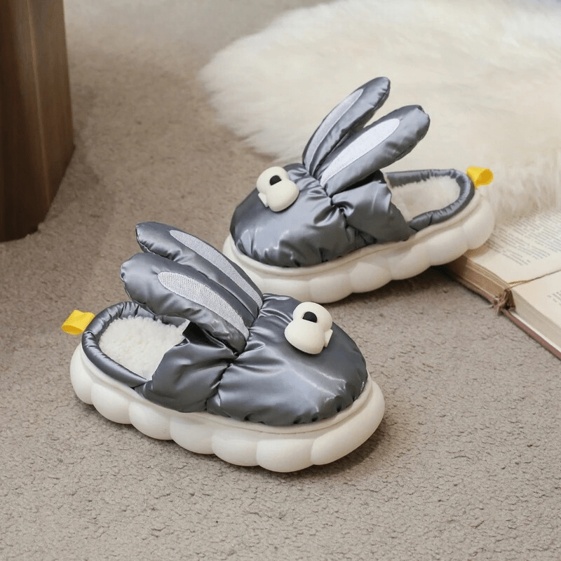 Pantoufles Enfant Lapin Gris / 23-24